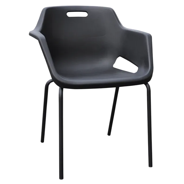OMSI D20.17 sedia collettività 4 gambe imbottita