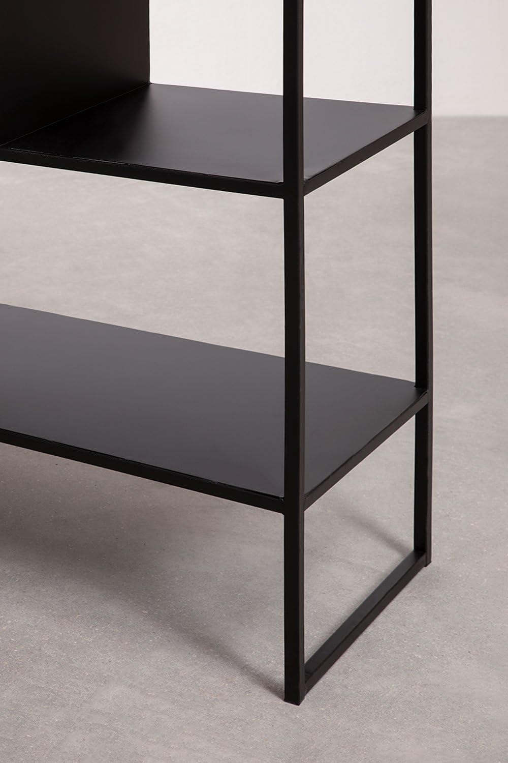 Sklum Elei Libreria Industrial 105 cm Ferro Nero