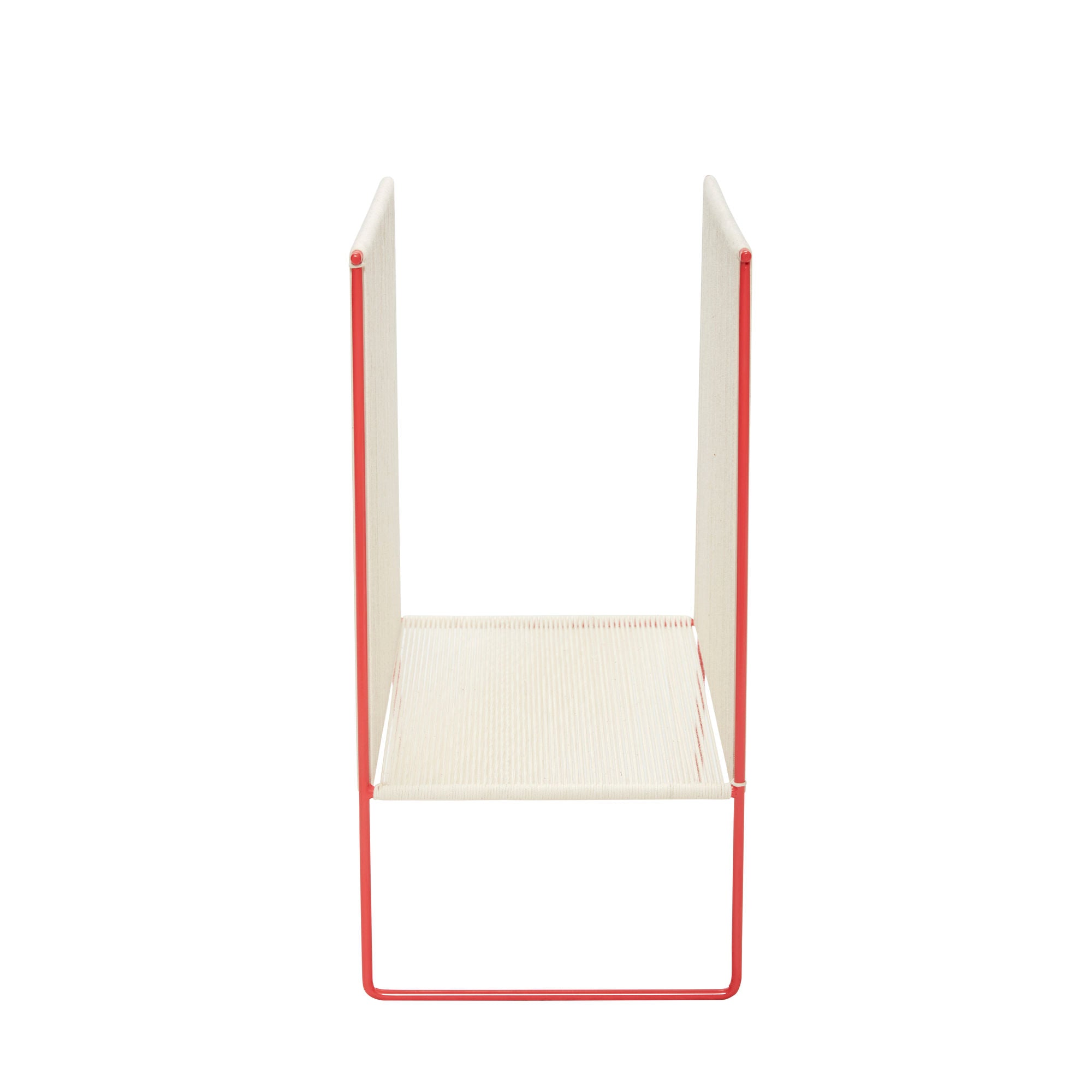 Bambua String Magazine Holder portariviste rosso cotone