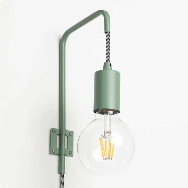 Sklum Alli Lampada da Parete Acciaio Celadon