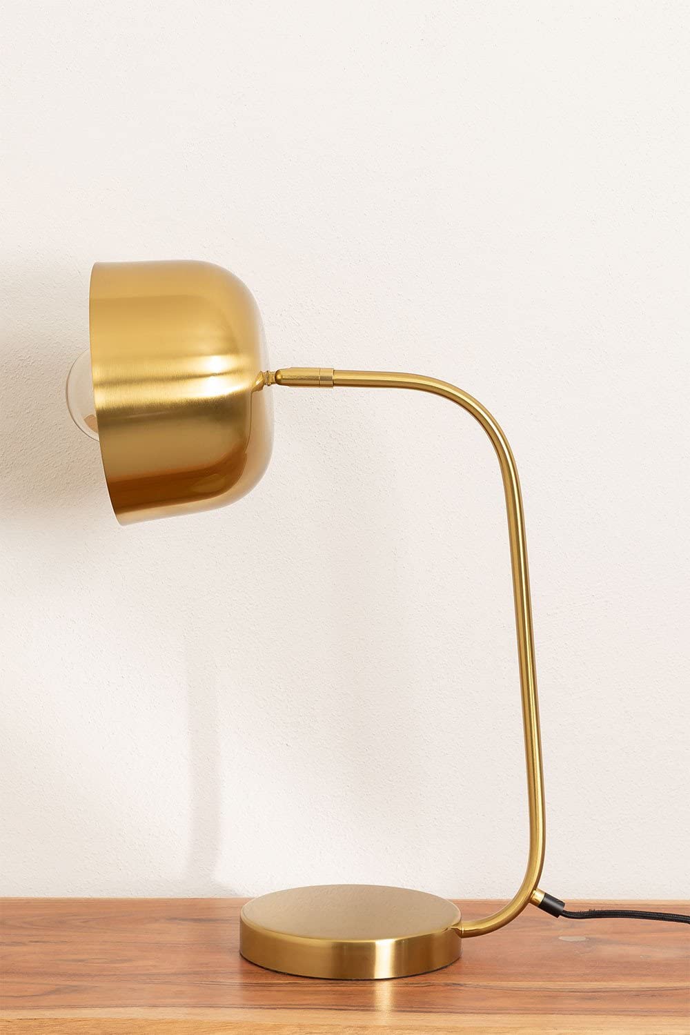 Sklum Koner Lampada da Tavolo Oro 44,5 cm in Ferro