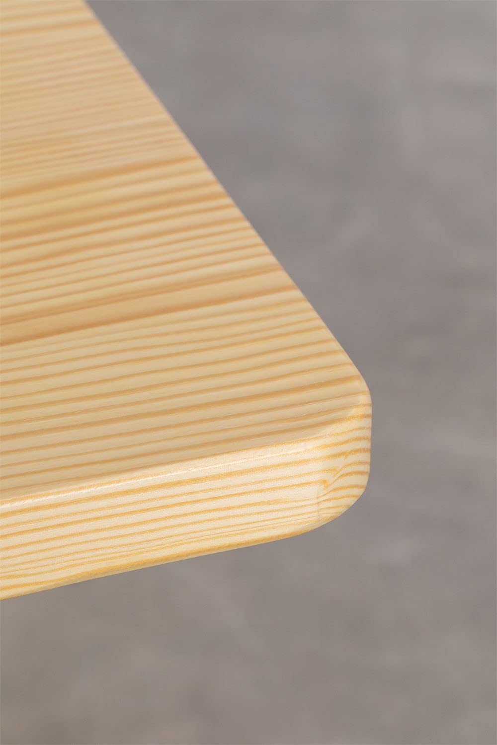 Sklum Lix tavolo quadrato 80x80 in legno e acciaio