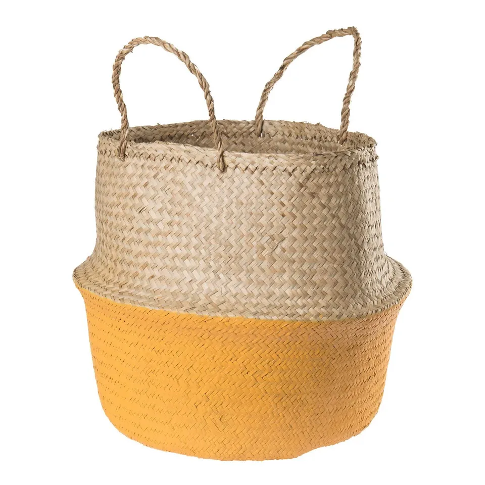 Sklum Kahs Dipper cesto 45x40 cm Zafferano in giunco