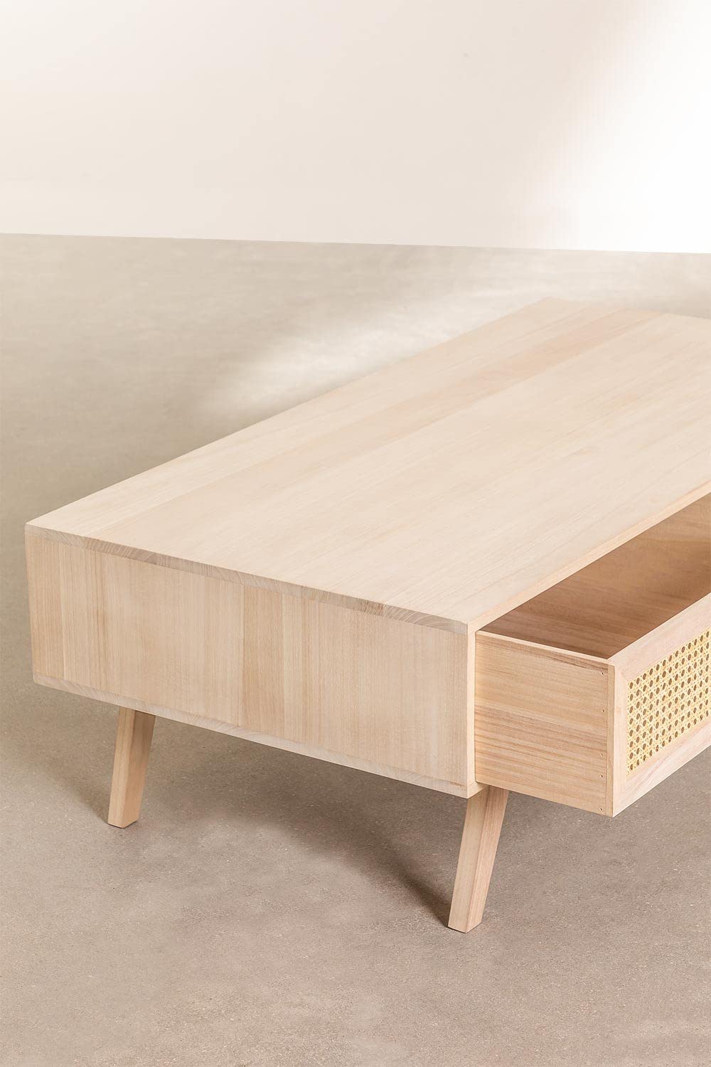 Sklum Ralik Style tavolino caffè legno naturale 120 cm