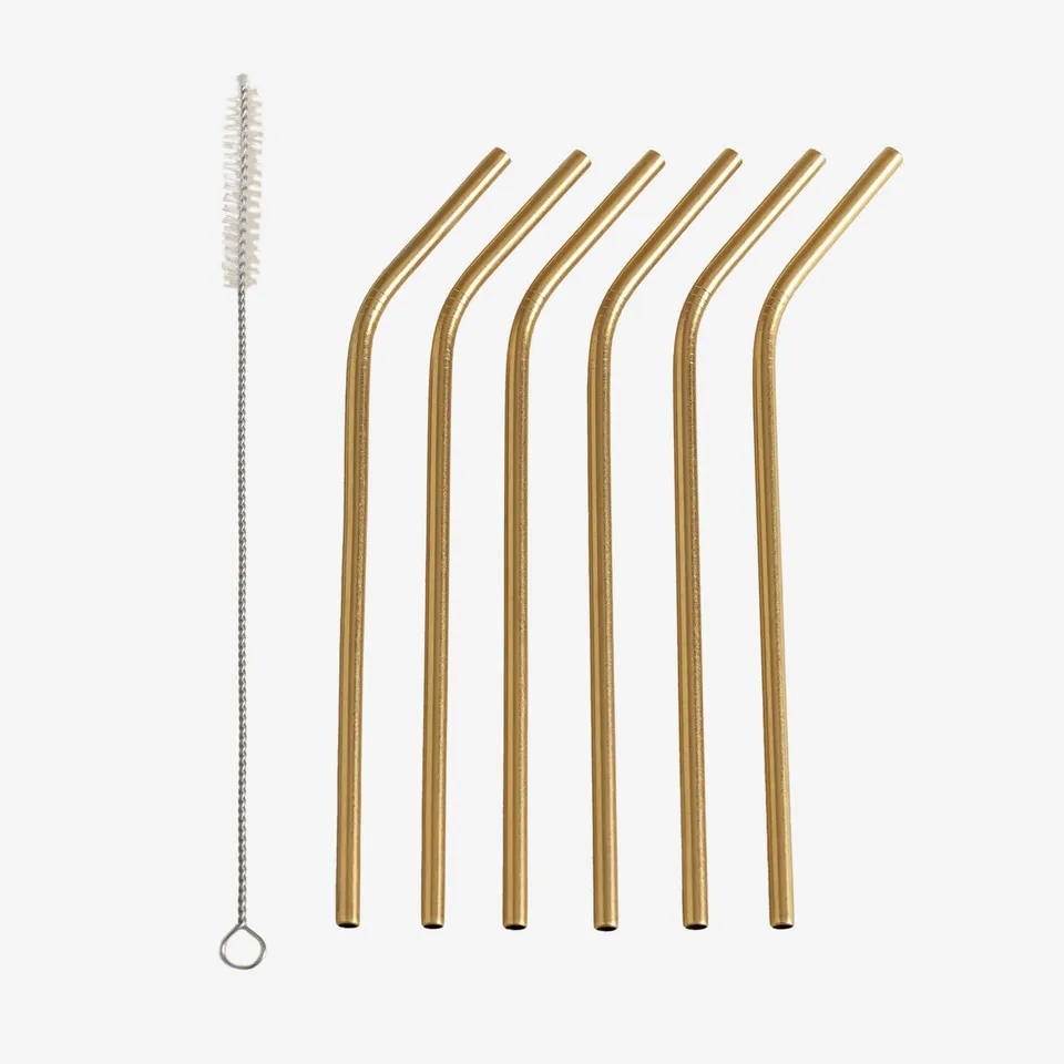 Sklum Kürv Metal cannucce inox opache 6 pz Ø 0,6 cm