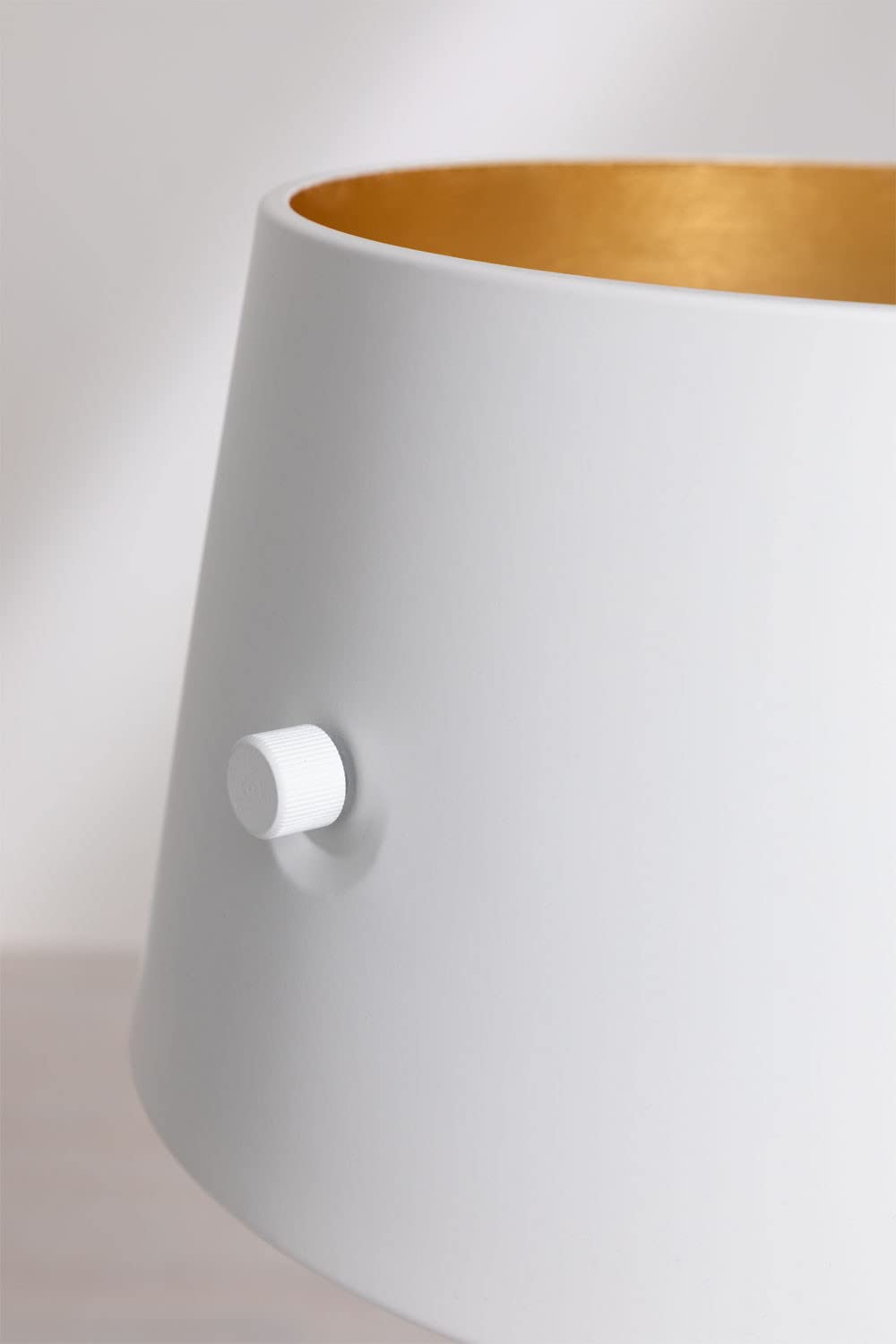 Sklum Duhl lampada da tavolo oro acciaio