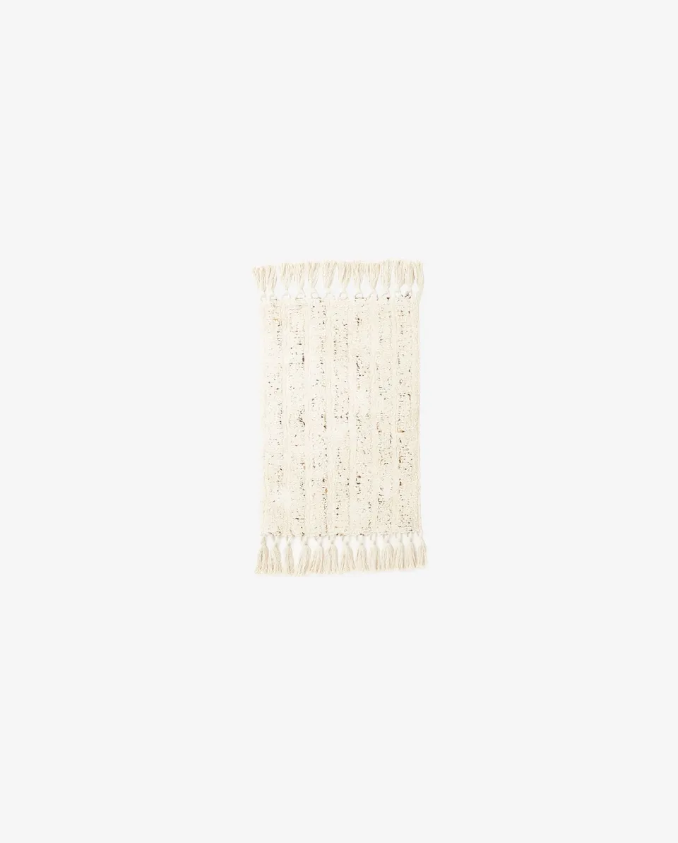 Bambua Dalia 65x90 tappeto nature in cotone