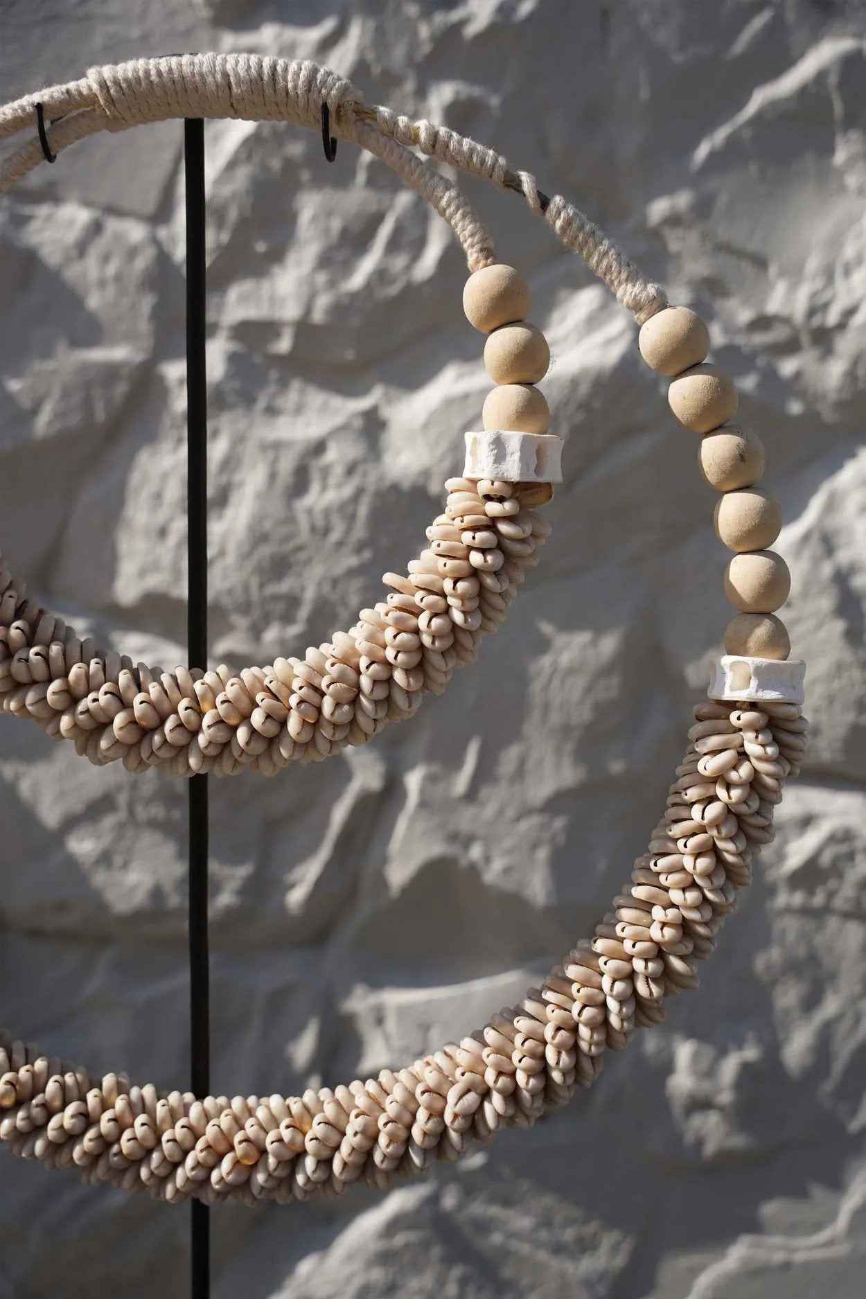 Bambua Double Shell Decorazione Conchiglie Naturale