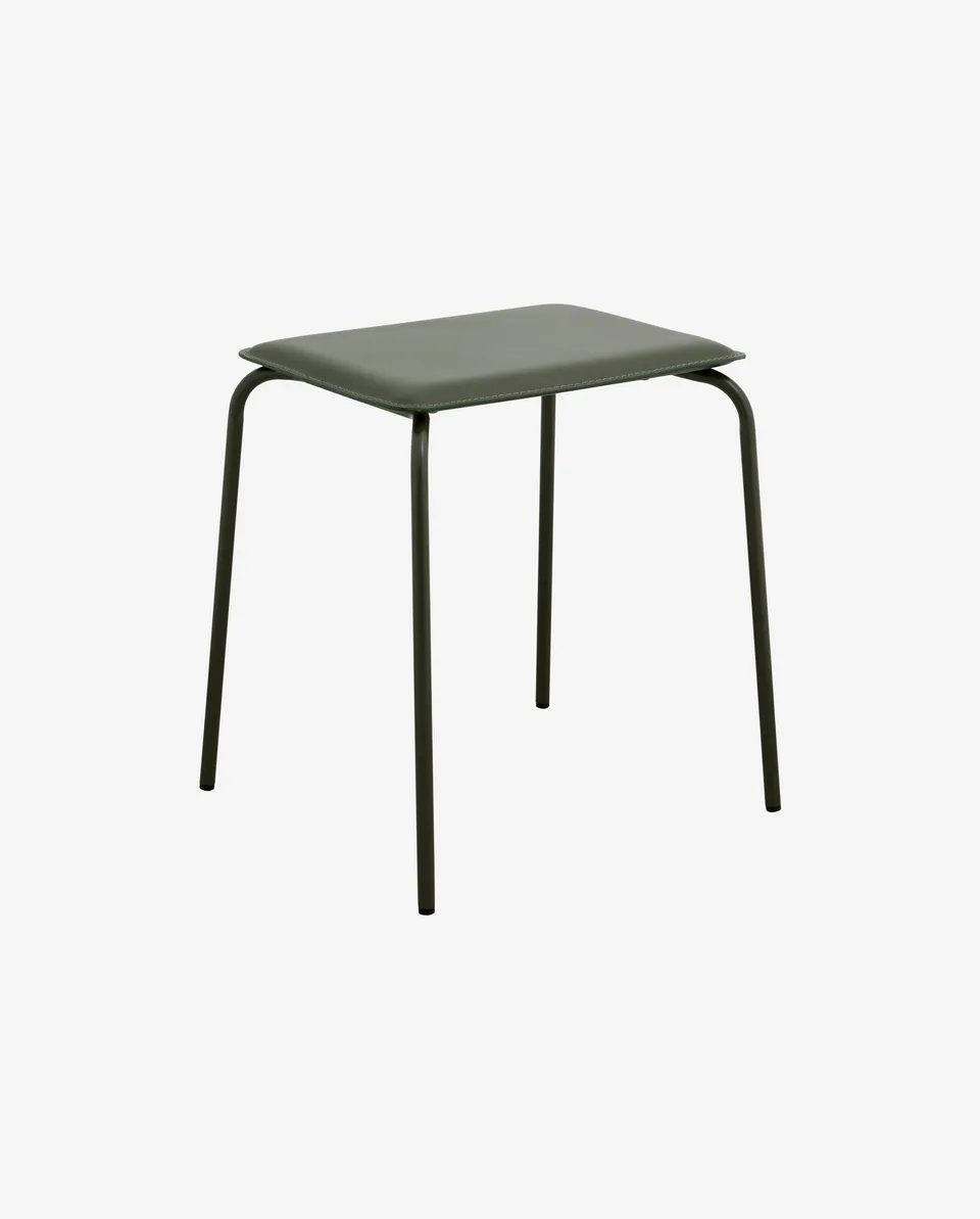 Bambua Esa sgabello verde pelle 120 kg