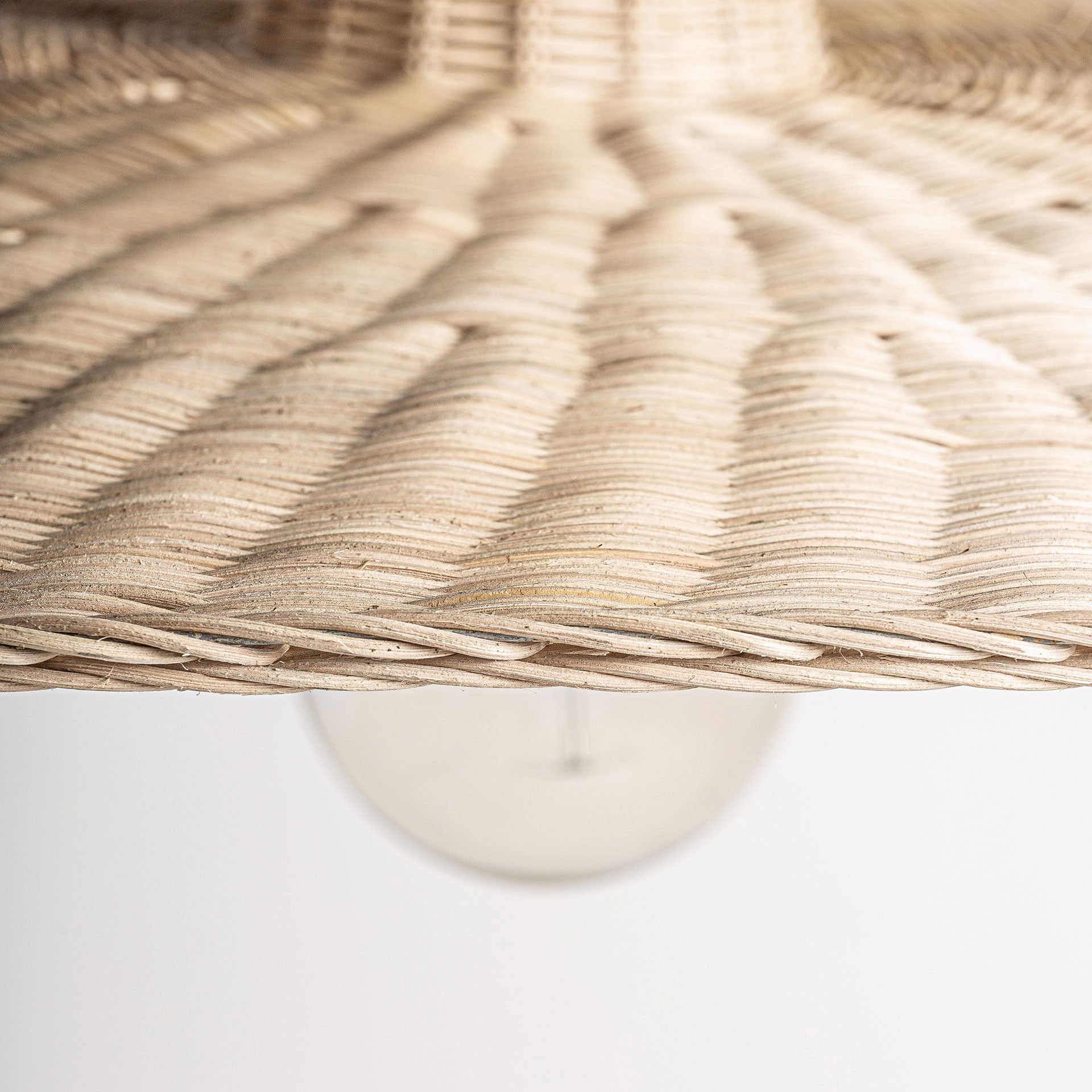 Bambua Uxmal lampadario rattan 80 cm naturale