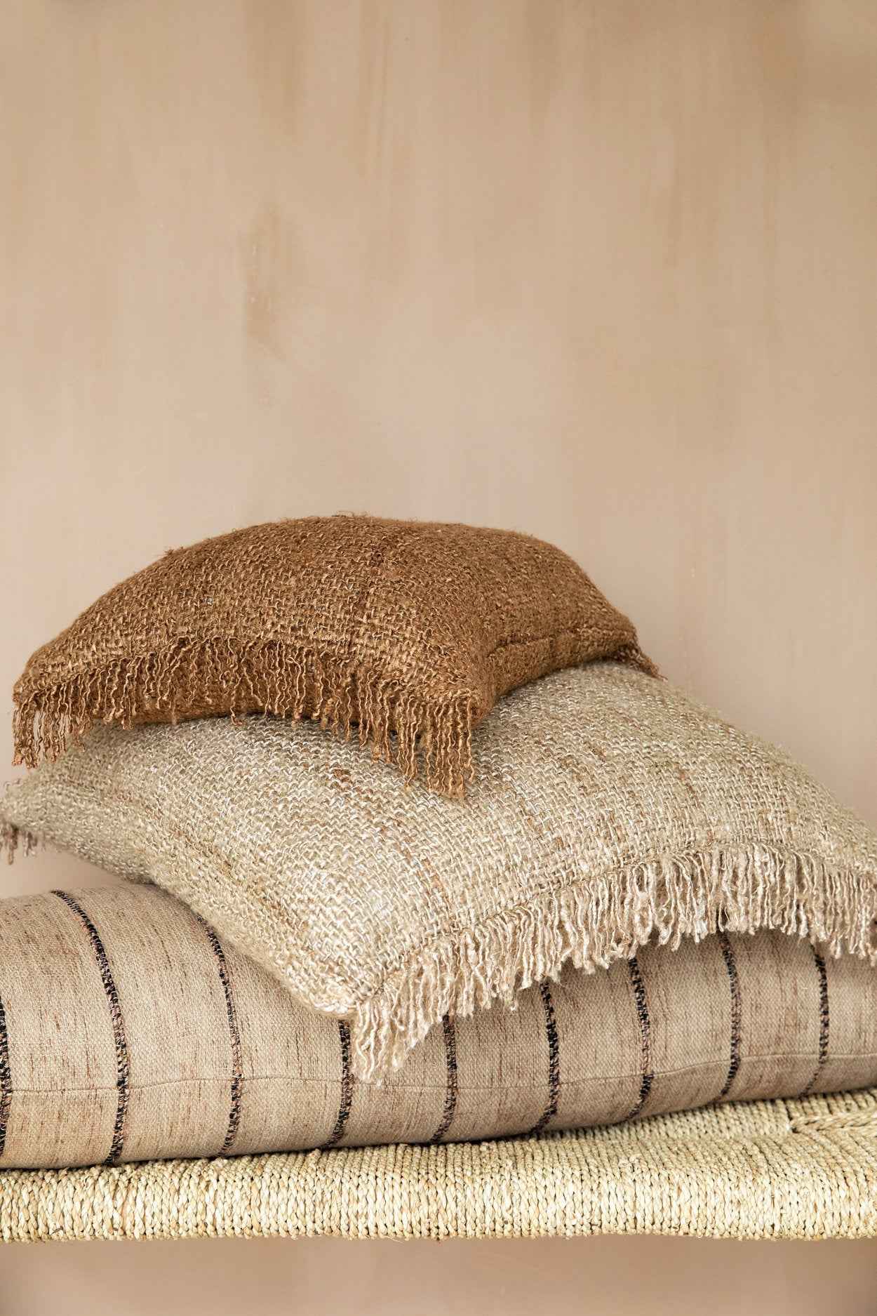 Bambua Oh My Gee federa cuscino marrone 40x40 cotone
