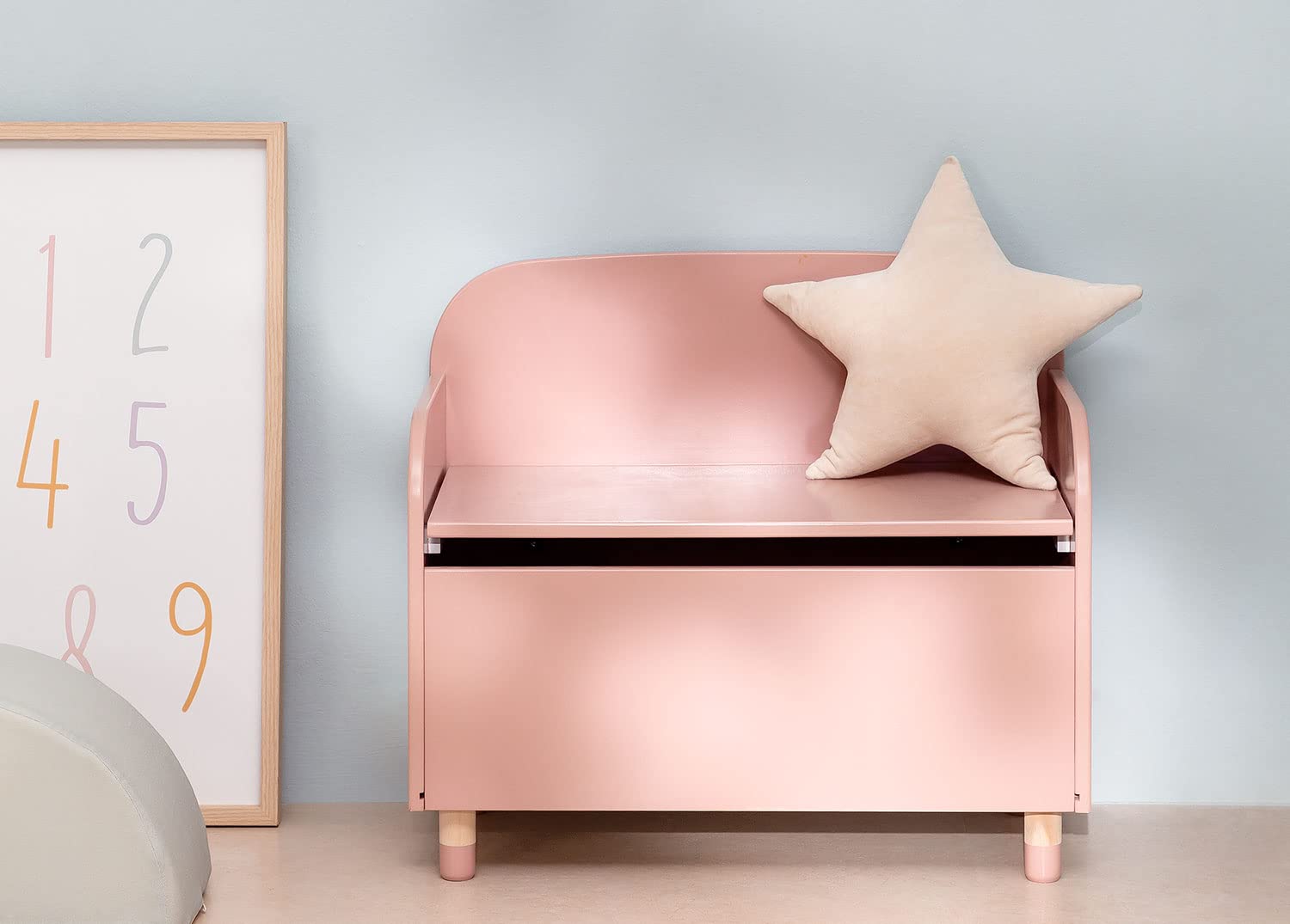 Sklum Mimmy Kids baule giocattoli incarnato MDF