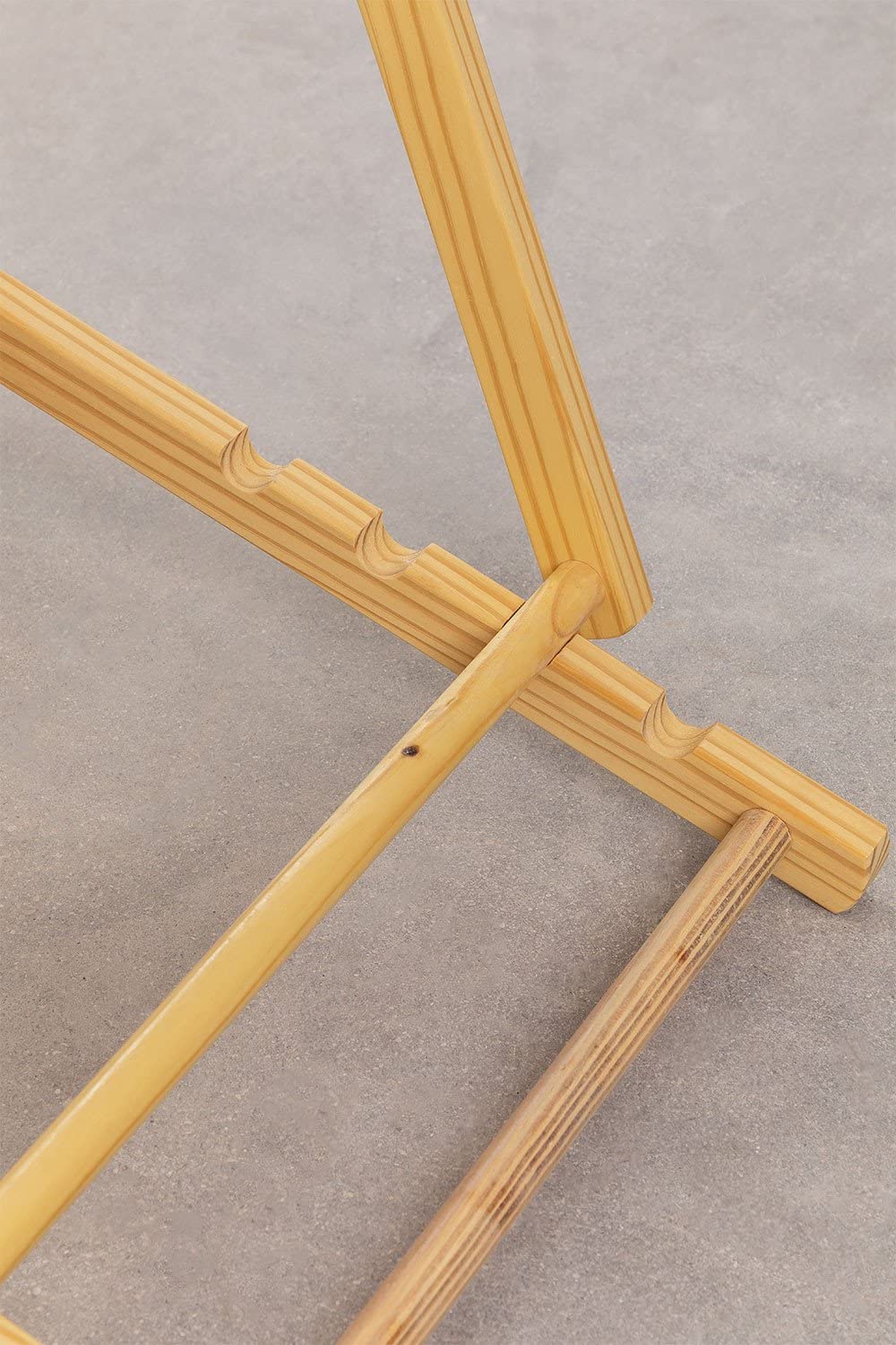 Sklum Dalma sdraio pieghevole legno bianco