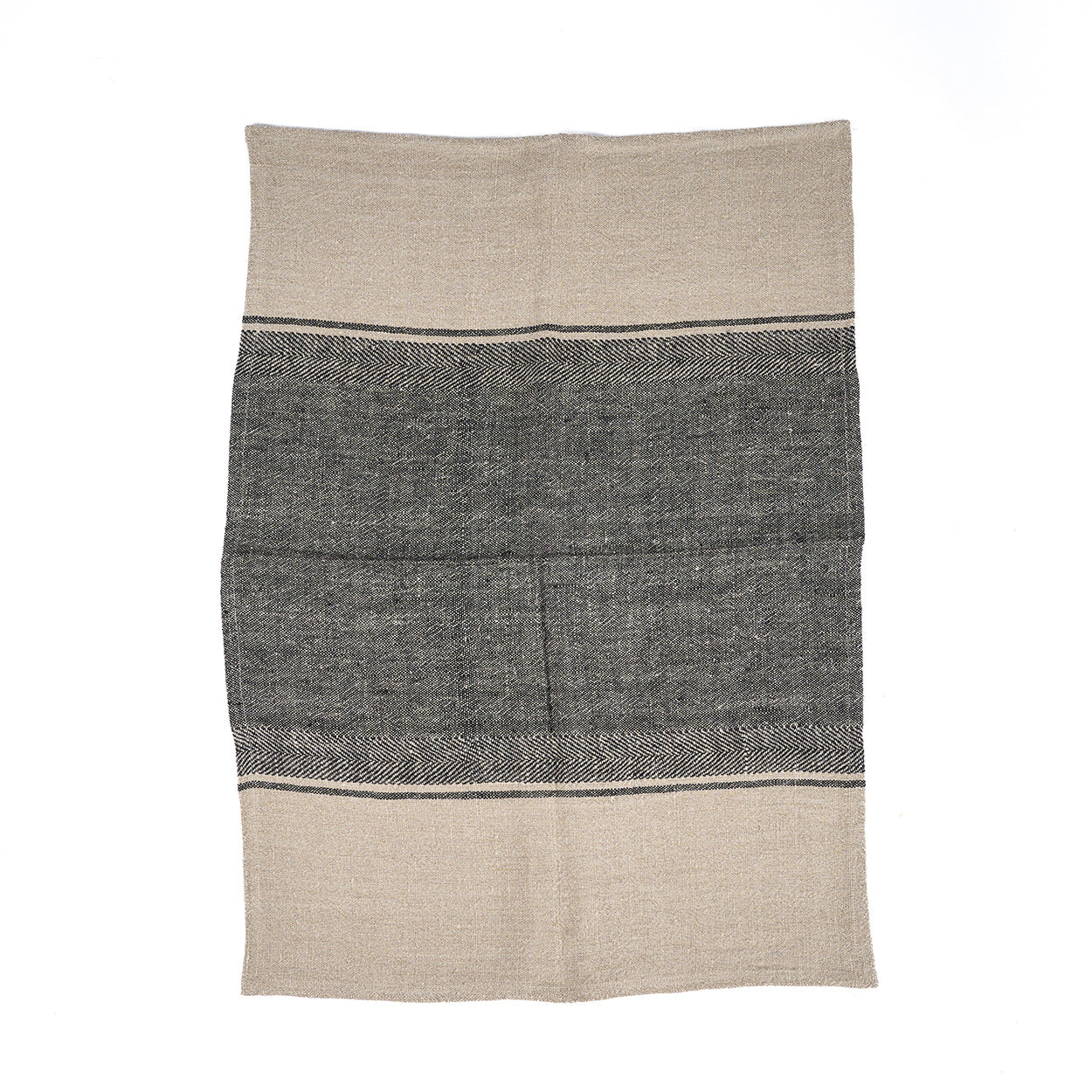 Bambua The Linen Moody strofinaccio lino nero 50x70
