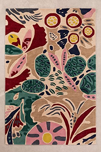 Sklum Manila tappeto in lana 240x160 cm botanico