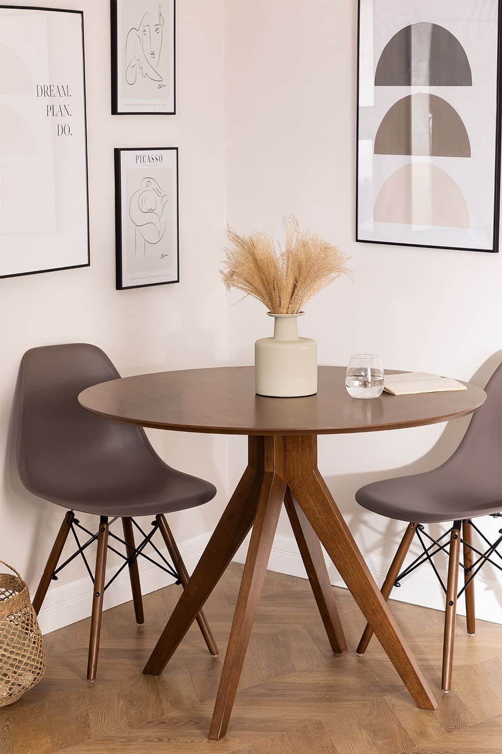 Sklum Baus vaso decorativo ferro marrone grano