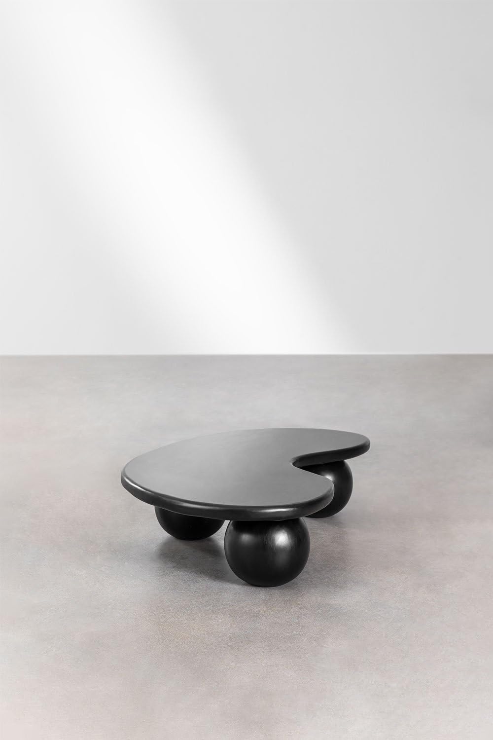 Sklum Cureyma Nero Liscio tavolino salotto legno mango 140 cm
