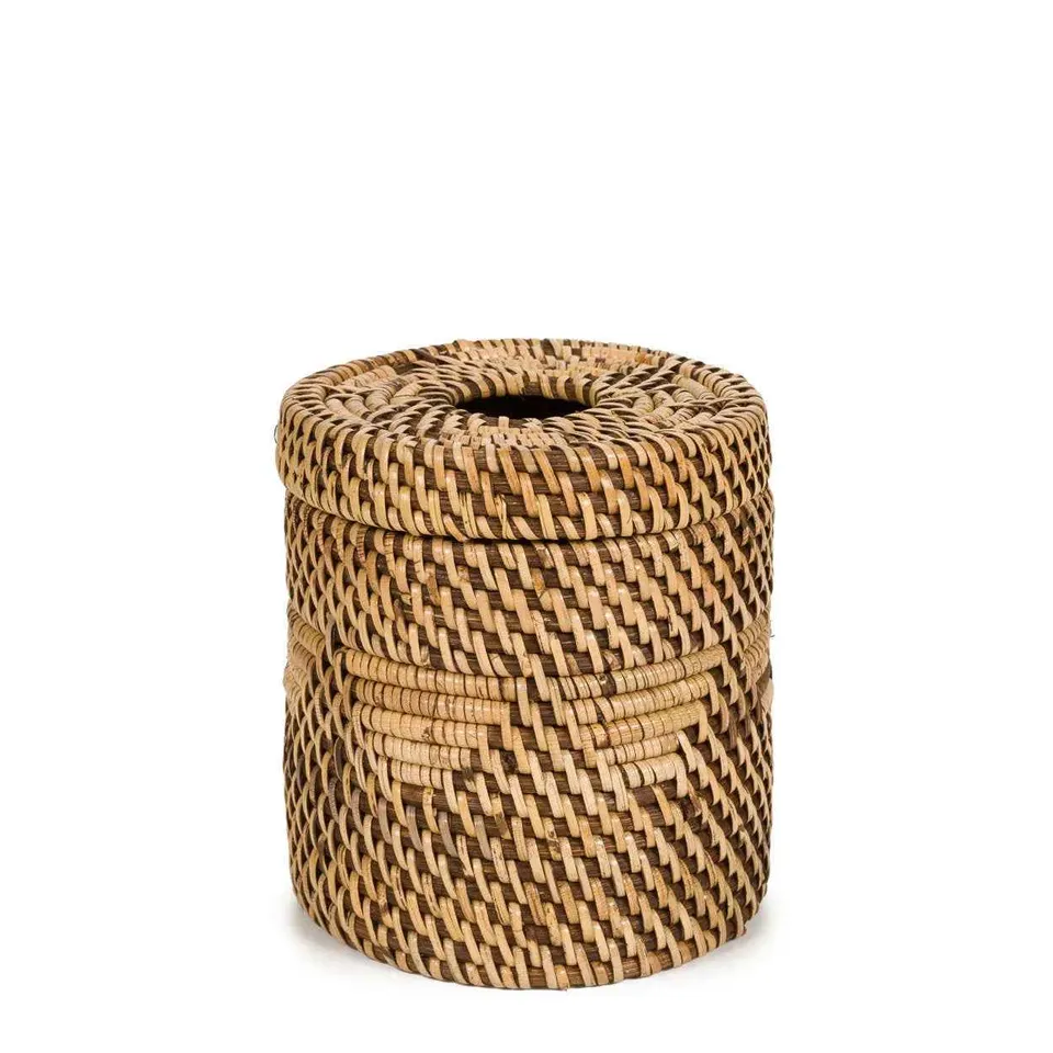 Bambua The Colonial Tissue Box portafazzoletti rattan