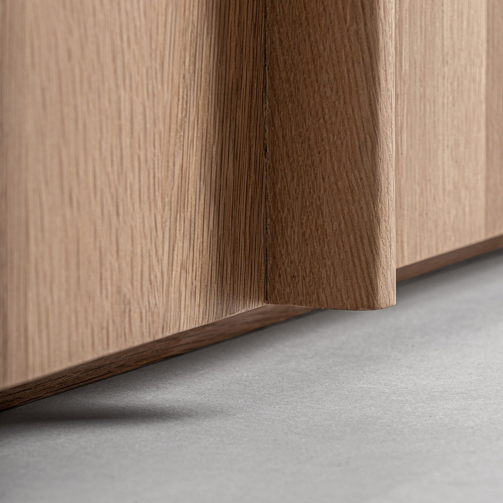 Bambua Nara credenza rovere marmo nero 240 cm