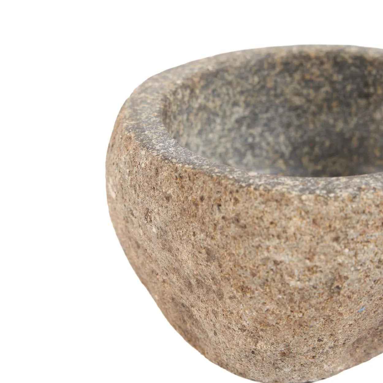 Bambua River Stone ciotola pietra nera S