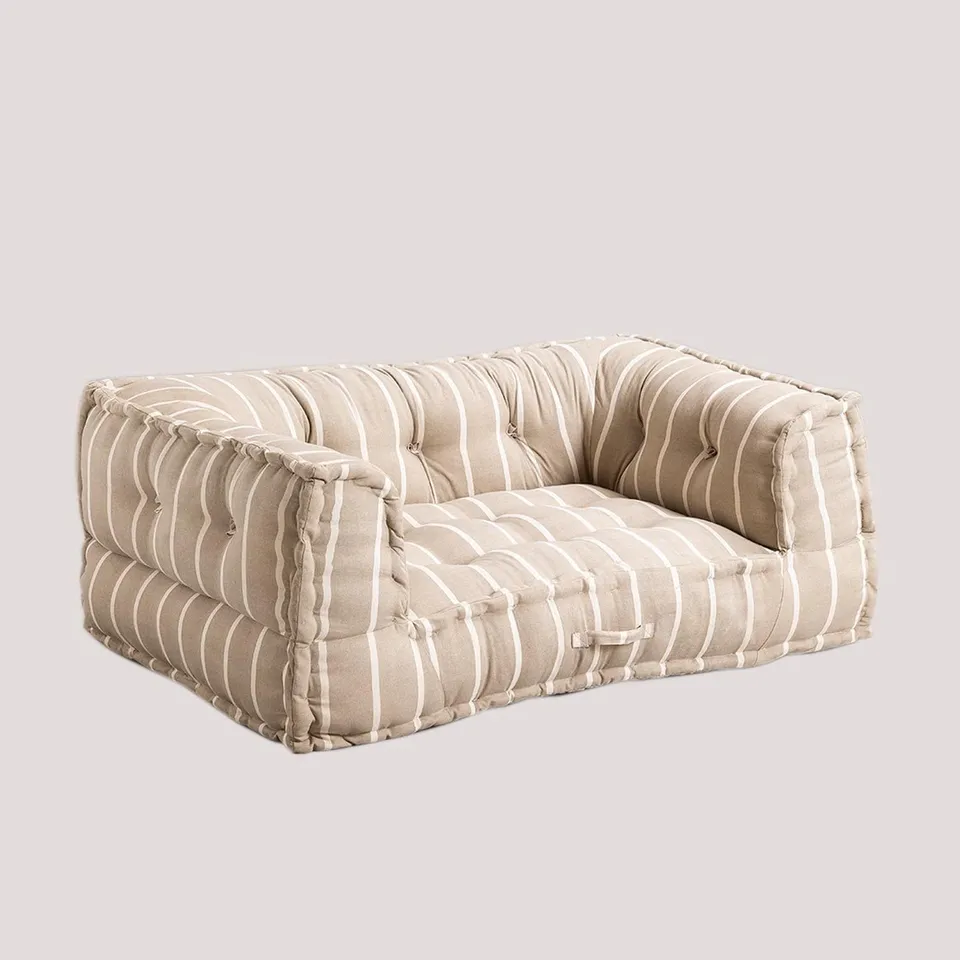 Sklum Dhel Boho divano modulare in cotone Moka