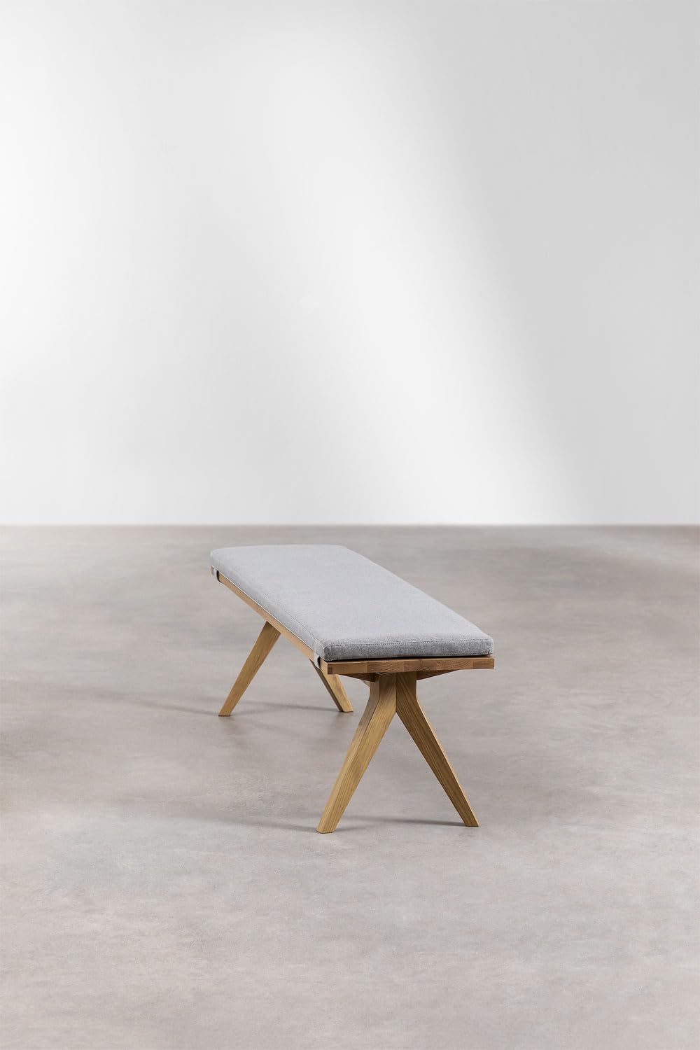 Sklum Basset Panca Rovere 158 cm con Cuscino Poliestere