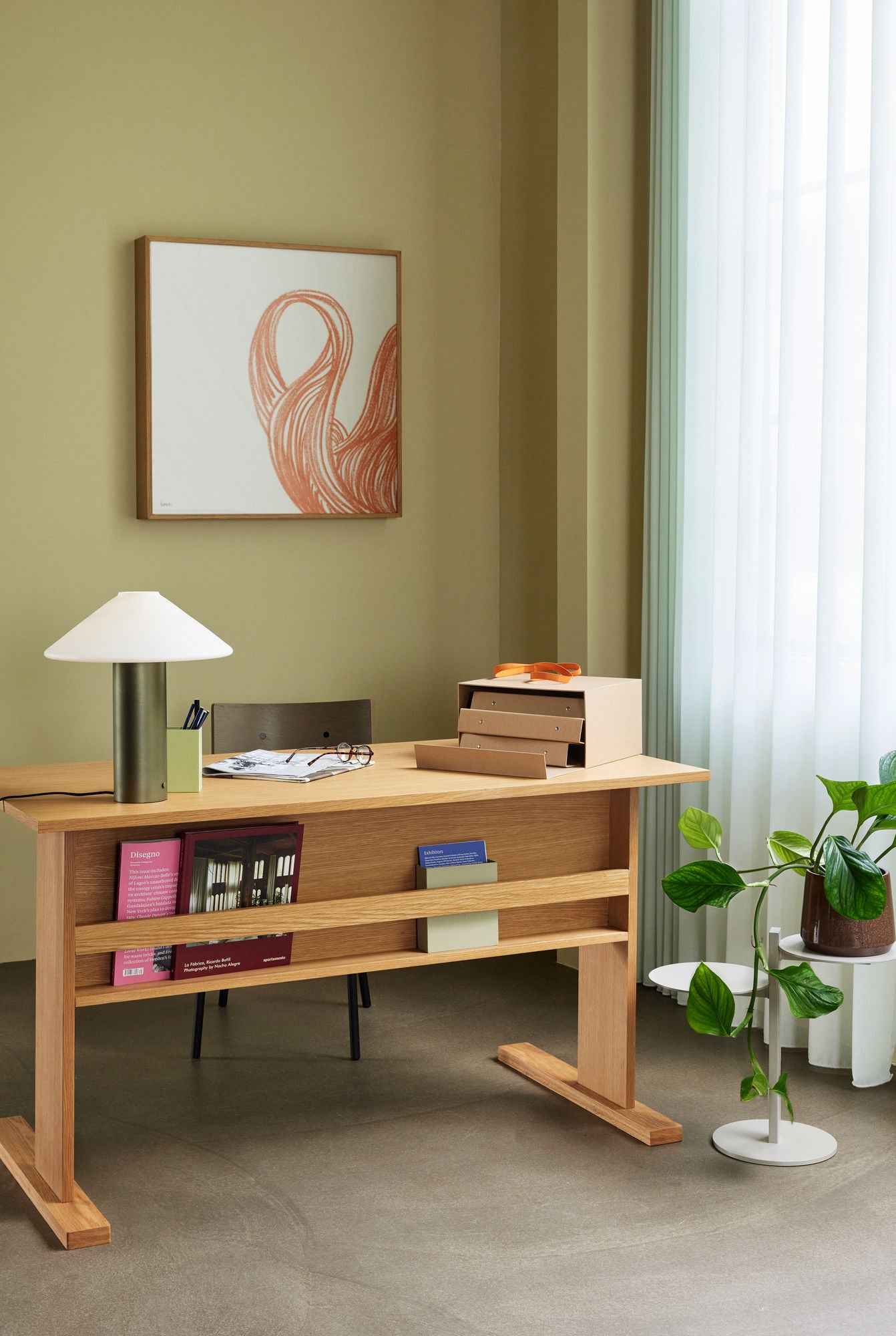 Bambua Hello cornice 80x80 rovere naturale