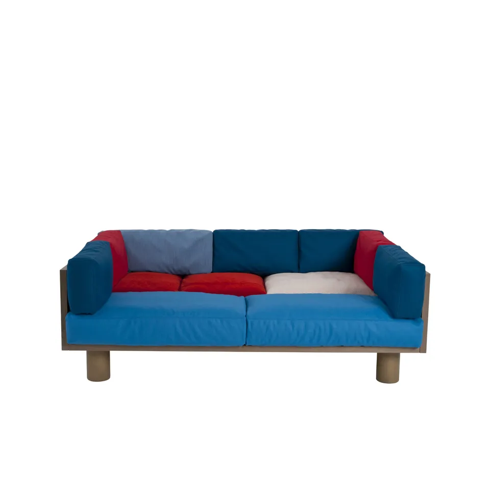 Colé Ottoman Sofa L divano basso tessuto