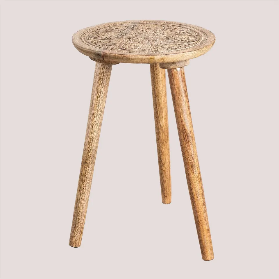 Sklum Nanup tavolino rotondo Ø30 cm legno mango