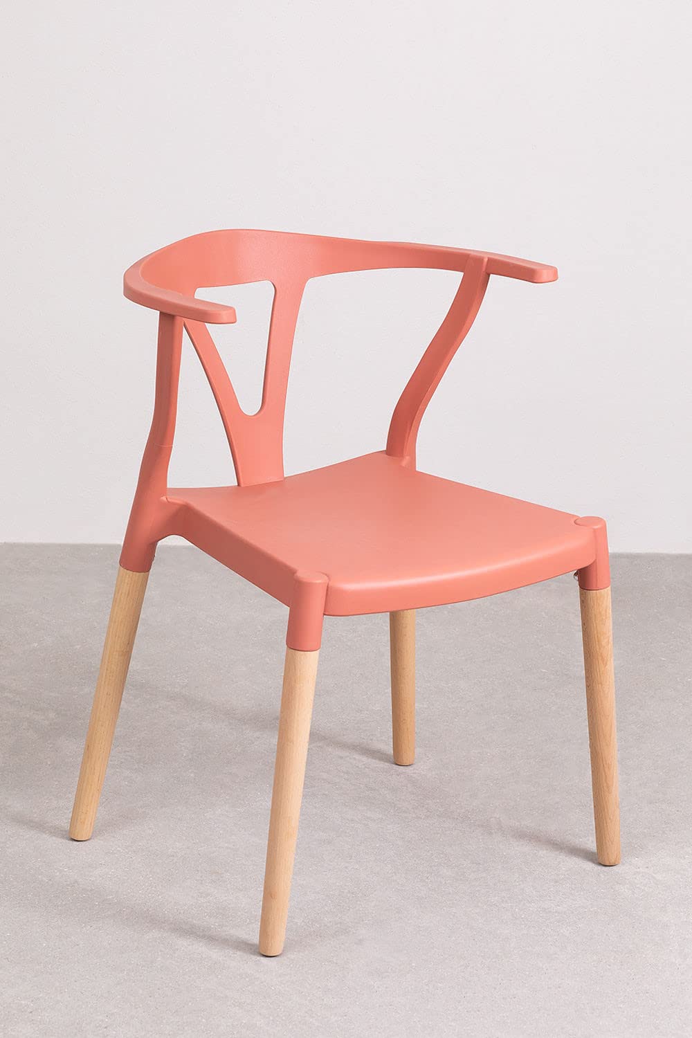 Sklum Uish sedia giardino legno polietilene terracotta
