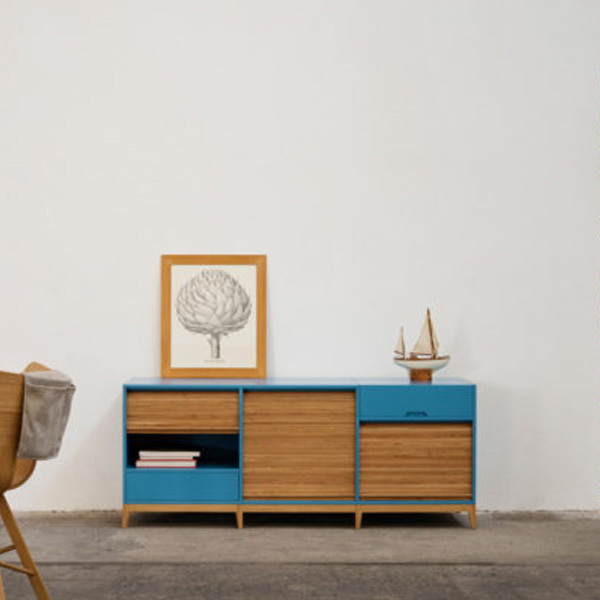 Colé Tapparelle credenza ante scorrevoli rovere