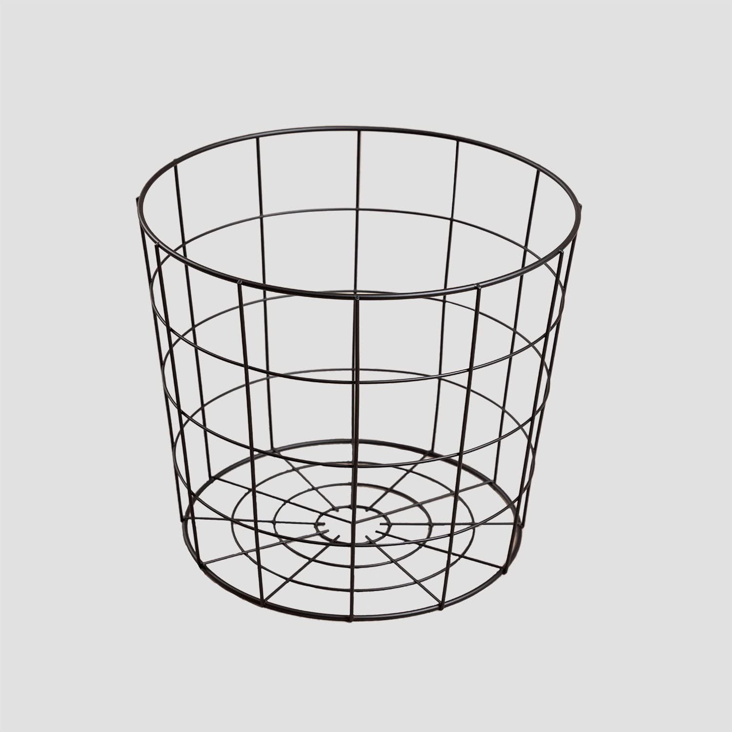 Sklum Soble Cestino in Metallo Nero Ø30 cm