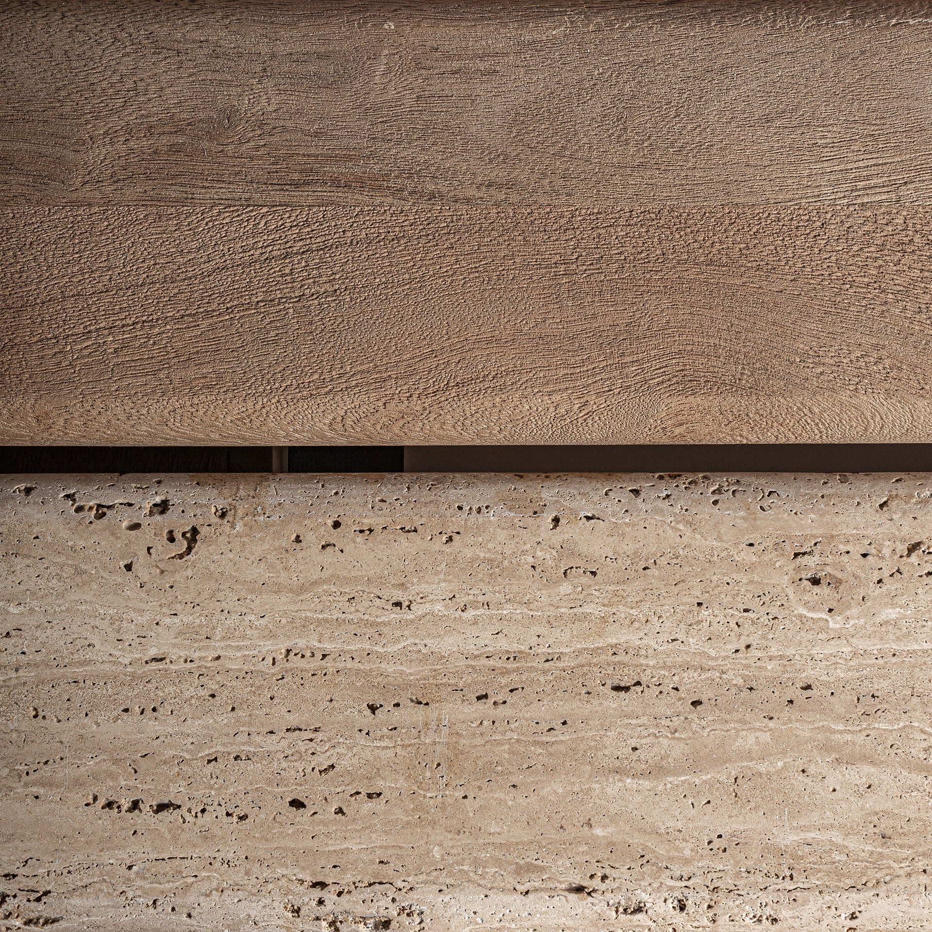 Bambua Jacquard Tavolino da Caffè Basso in Legno Mango
