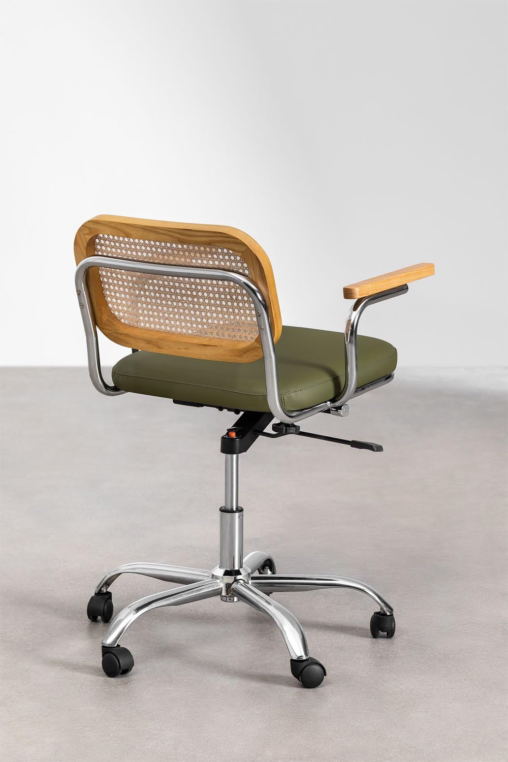 Sklum Tento sedia ufficio similpelle rattan