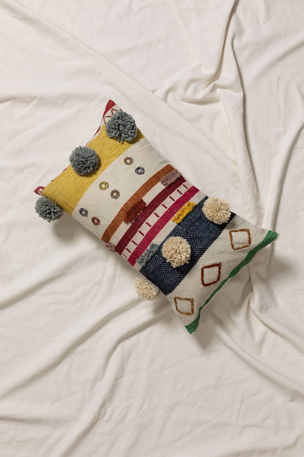Sklum Trilet Cuscino 30x50 cm in Cotone Etnico