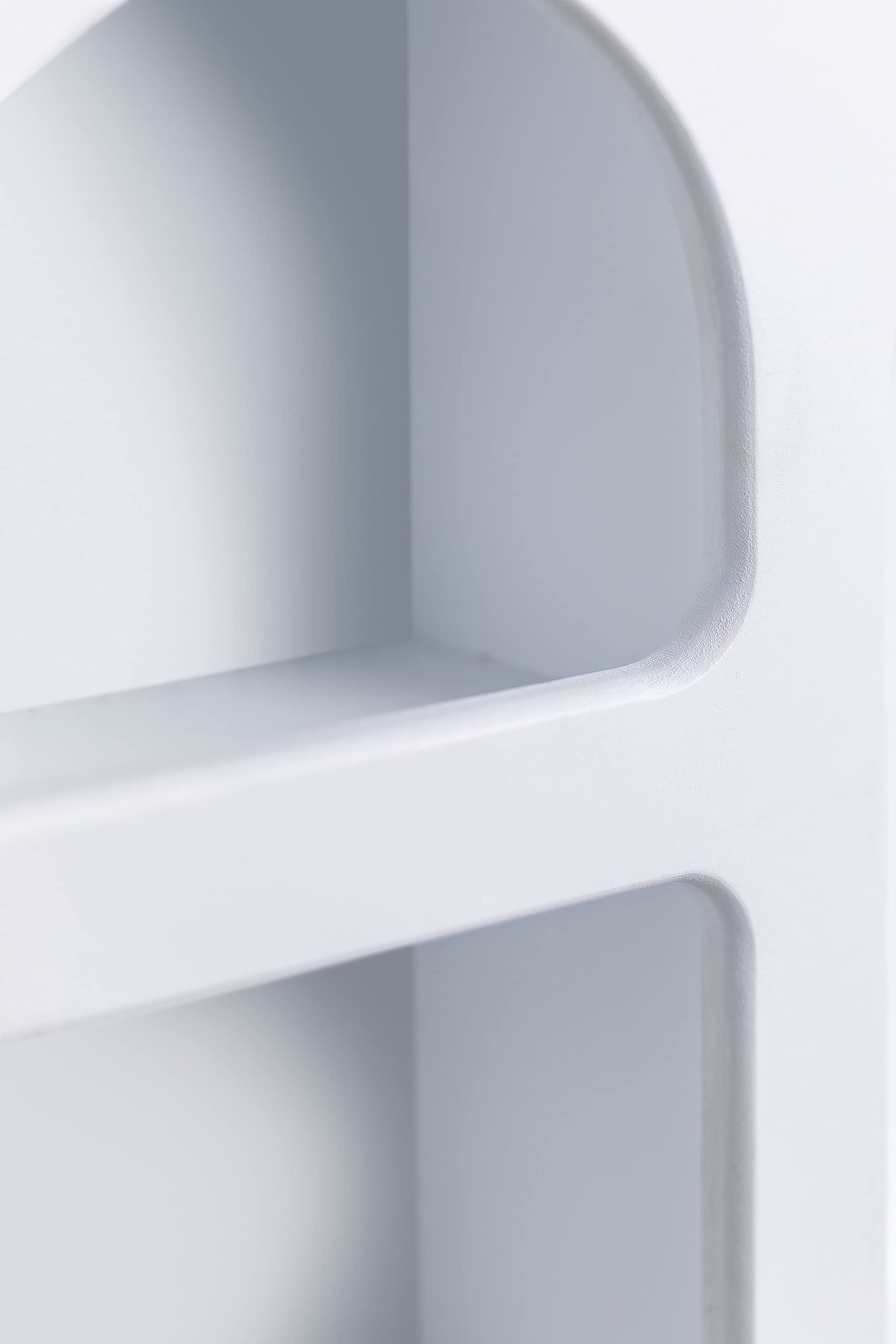 Sklum Vayla scaffale a muro in MDF bianco 60 cm