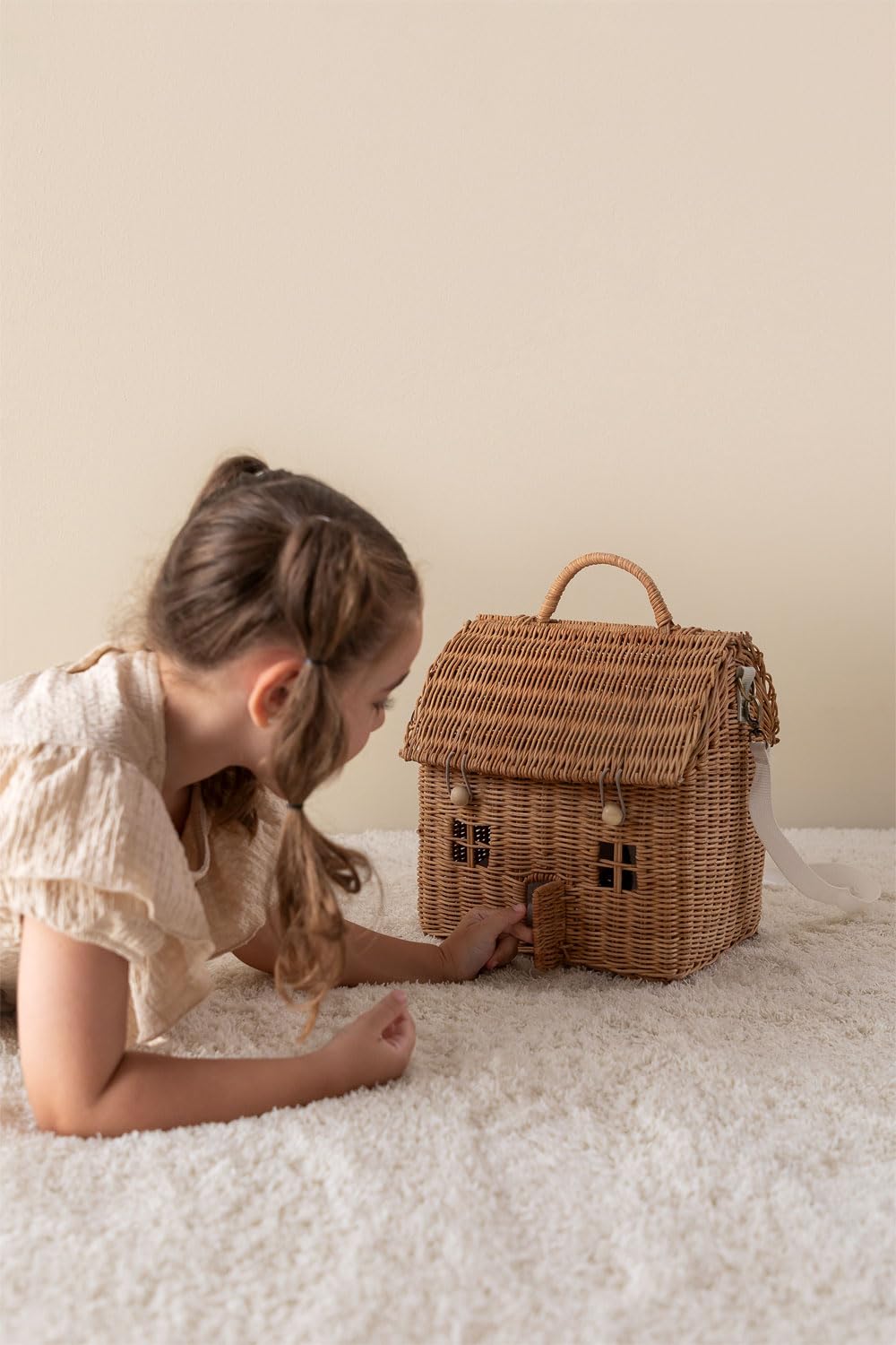 Sklum Jausy Kids cestino merenda rattan casa