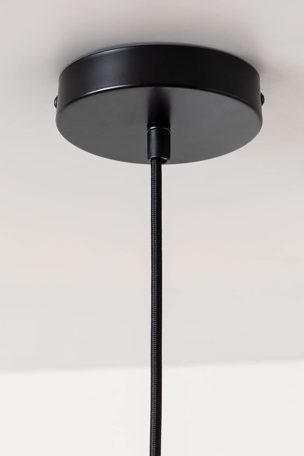 Sklum Satu plafoniera rattan nera Ø40 cm