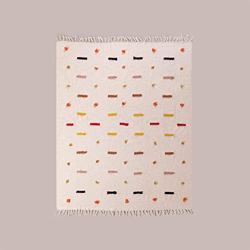 Sklum Nanki Plaid in Cotone Multicolor 122x152 cm