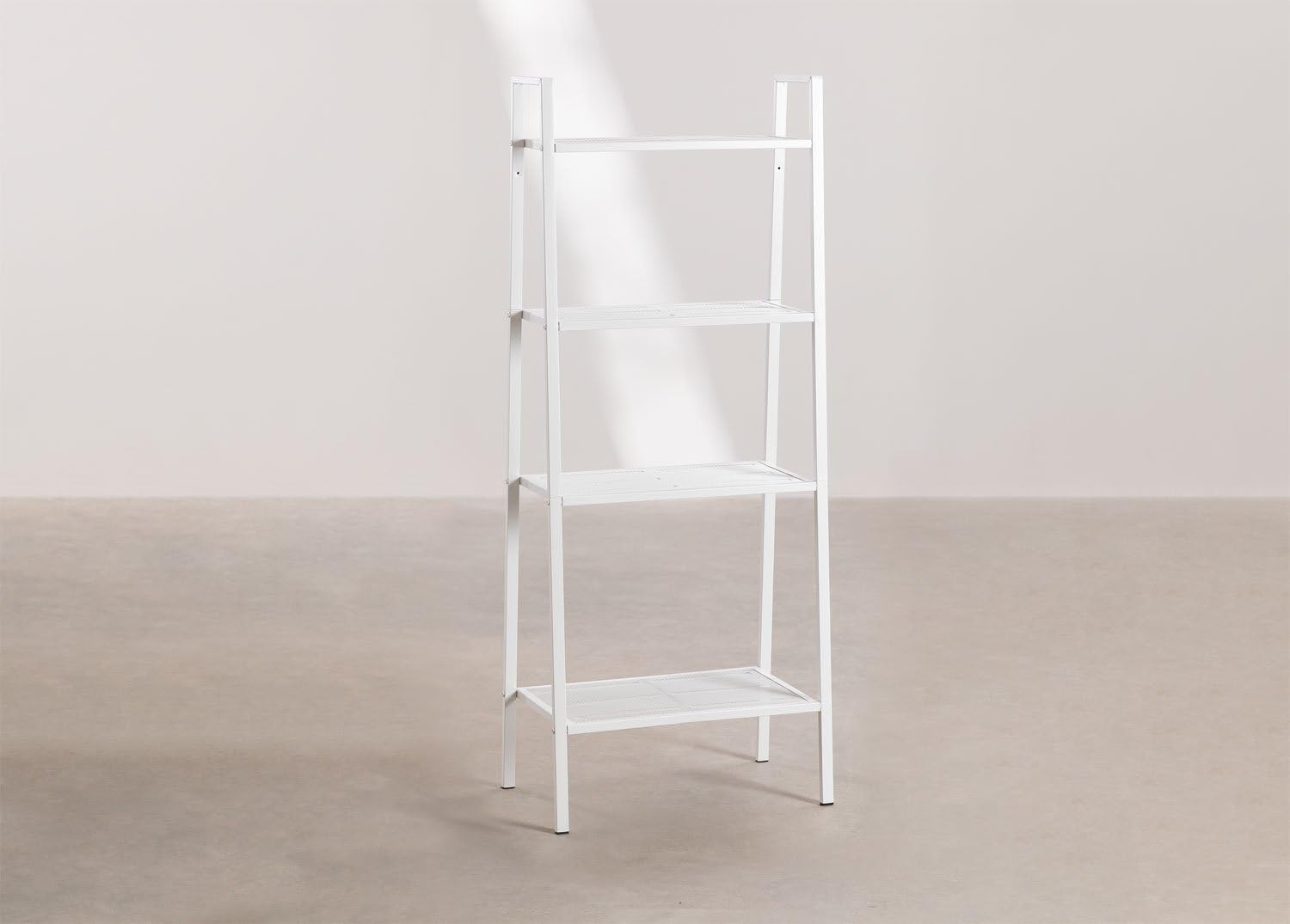 Sklum Arkan scaffale bianco in acciaio 4 ripiani