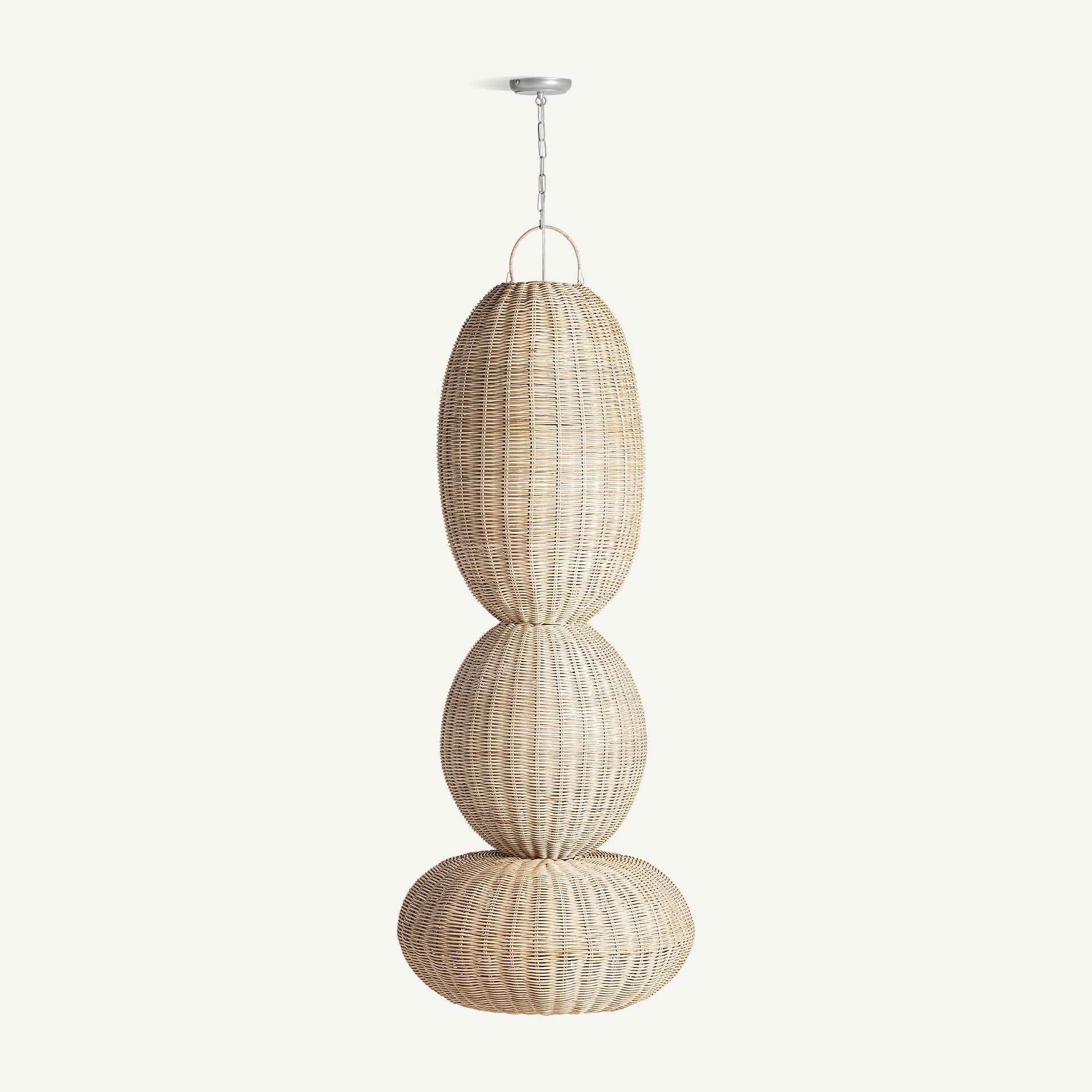 Bambua Tekax lampadario sospensione rattan