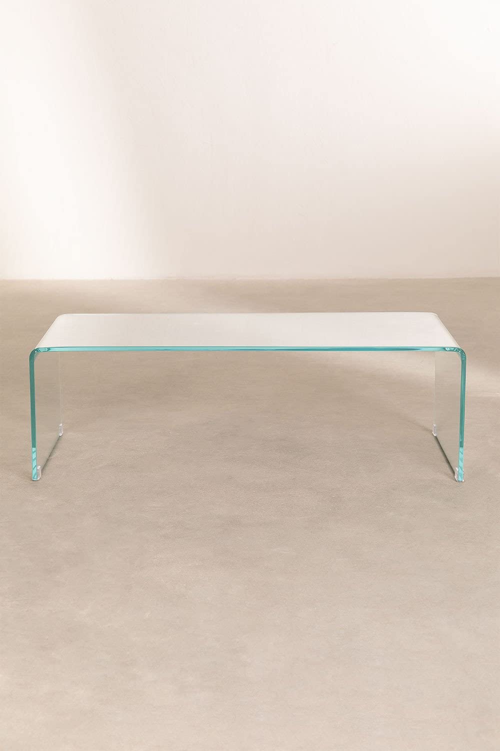 Sklum Criss tavolino vetro trasparente 110x55 cm