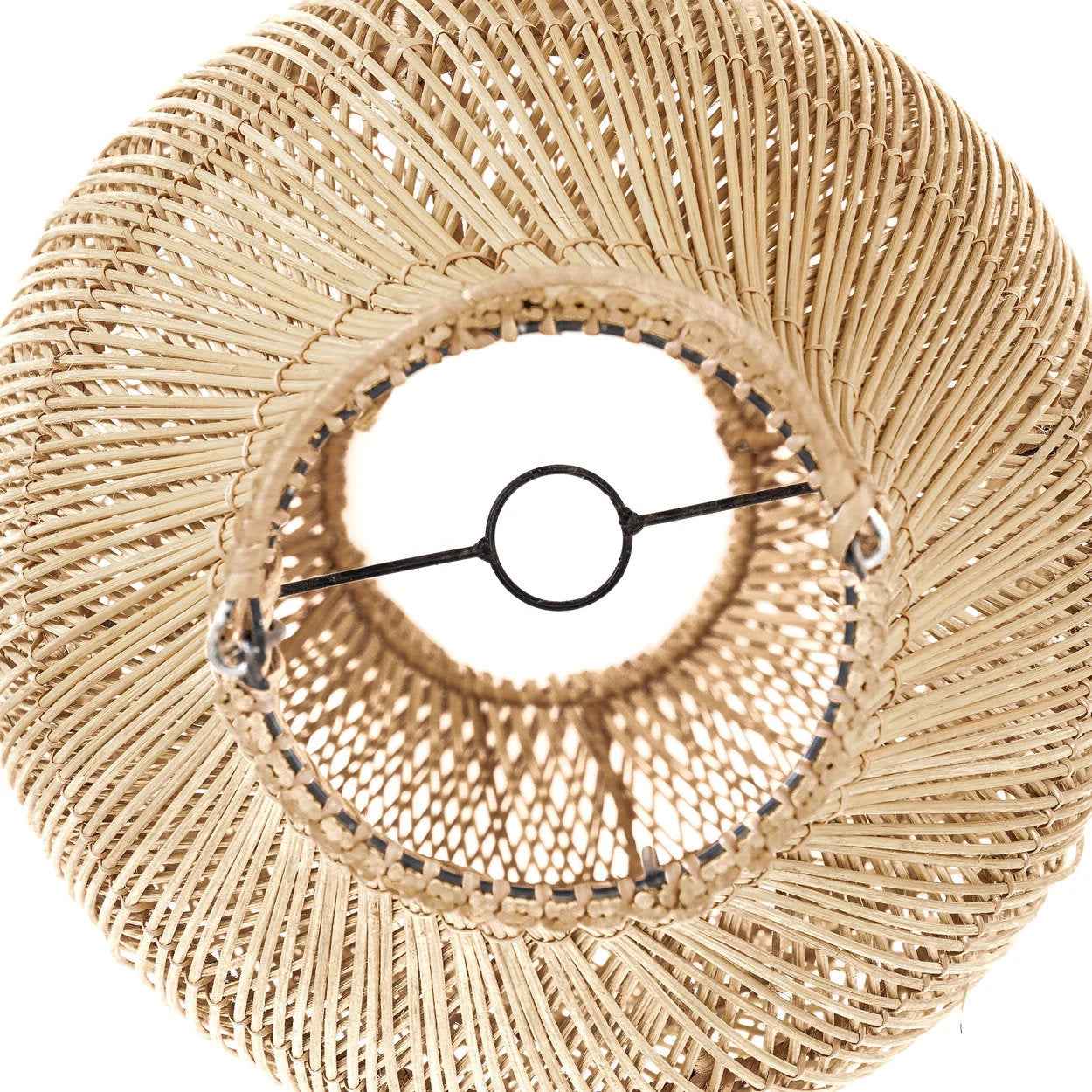 Bambua Kendi lampadario L naturale rattan