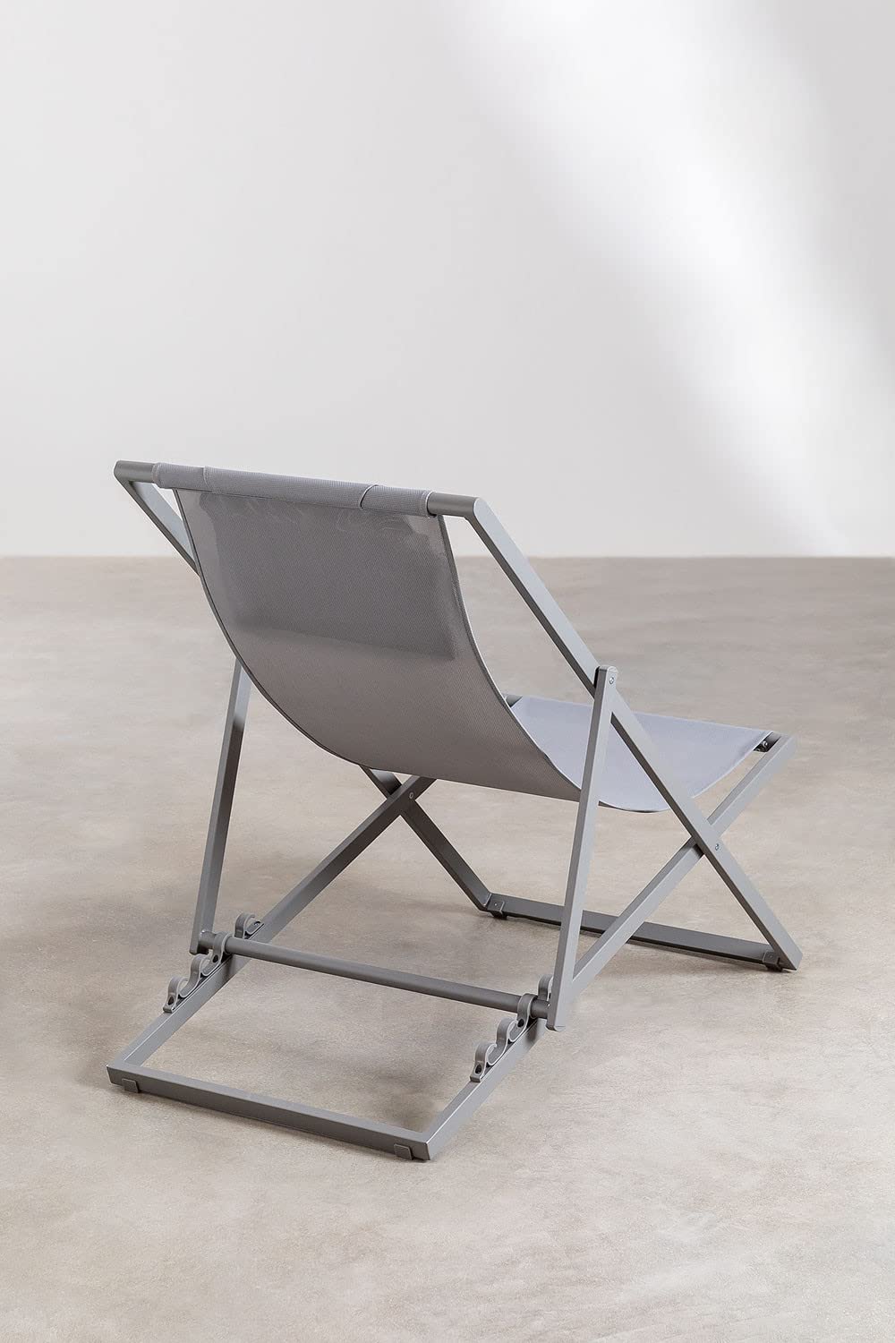 Sklum Jensy amaca pieghevole grigio con cuscino