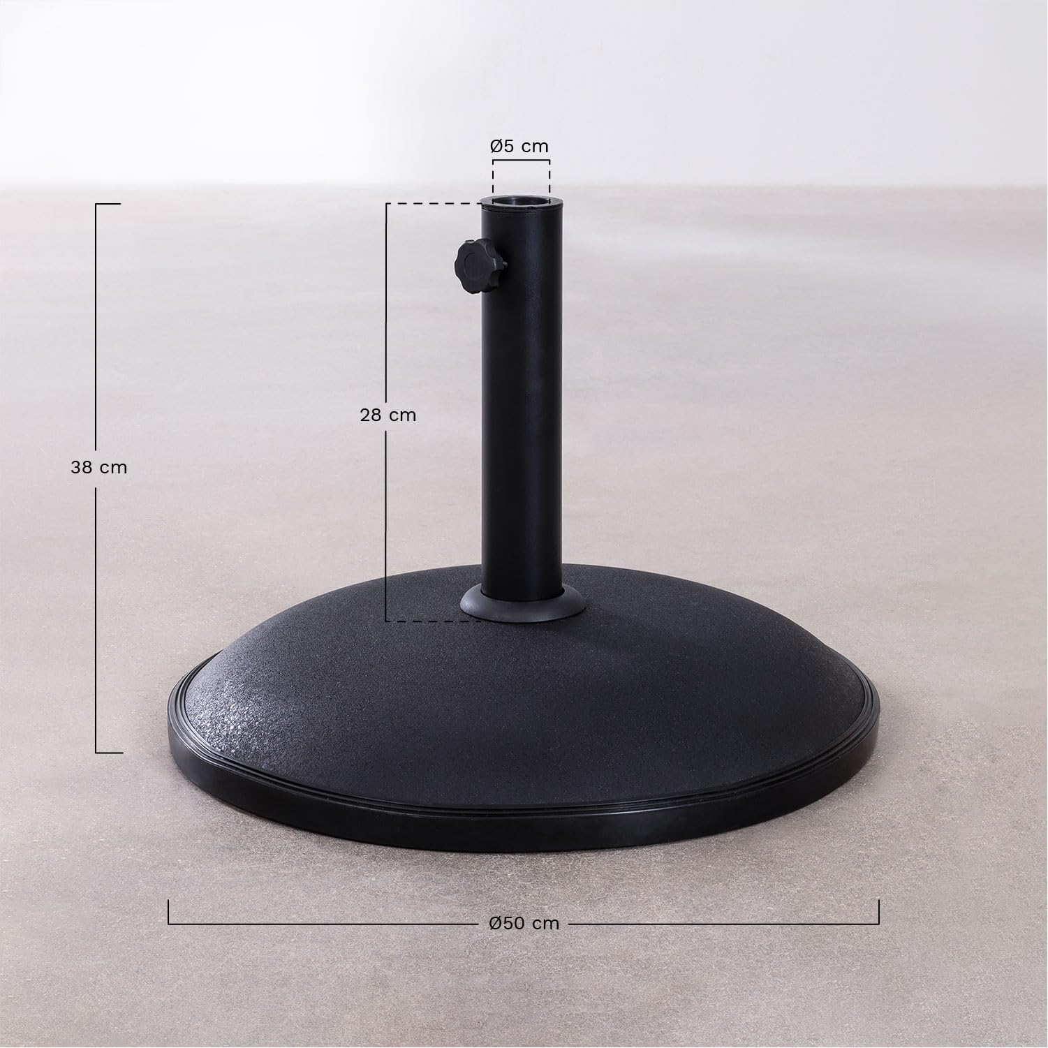 Sklum Zante base per ombrellone in cemento Ø50 cm