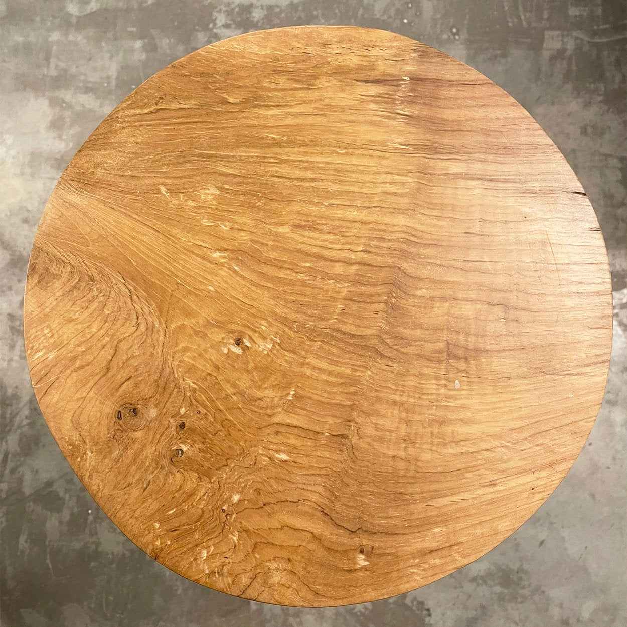 Bambua Kedut sgabello bar teak naturale