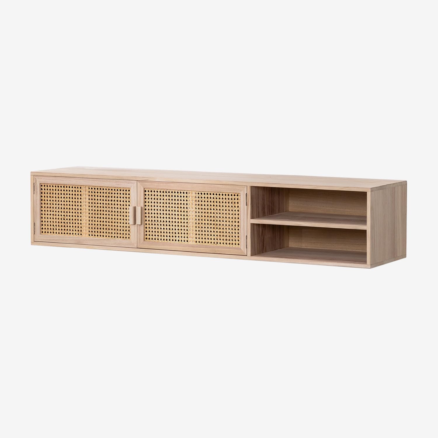 Sklum Ralik mobile TV sospeso legno 150 cm rattan