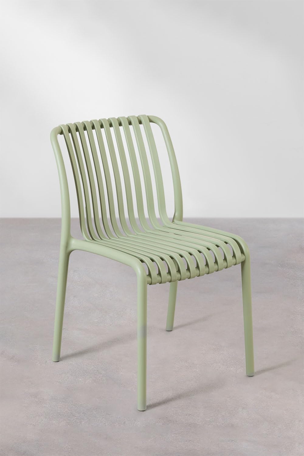 Sklum Wendell sedia da giardino celadon impilabile