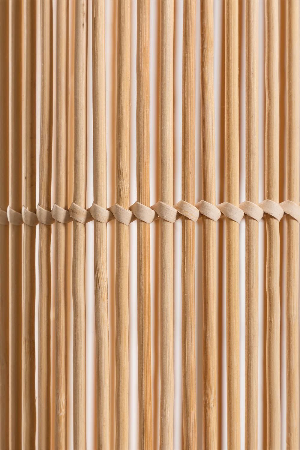 Sklum Nuwas lampada da terra in rattan 99,5 cm