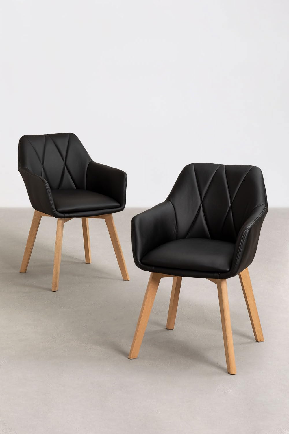 Sklum Marh Style set 2 sedie imbottite similpelle